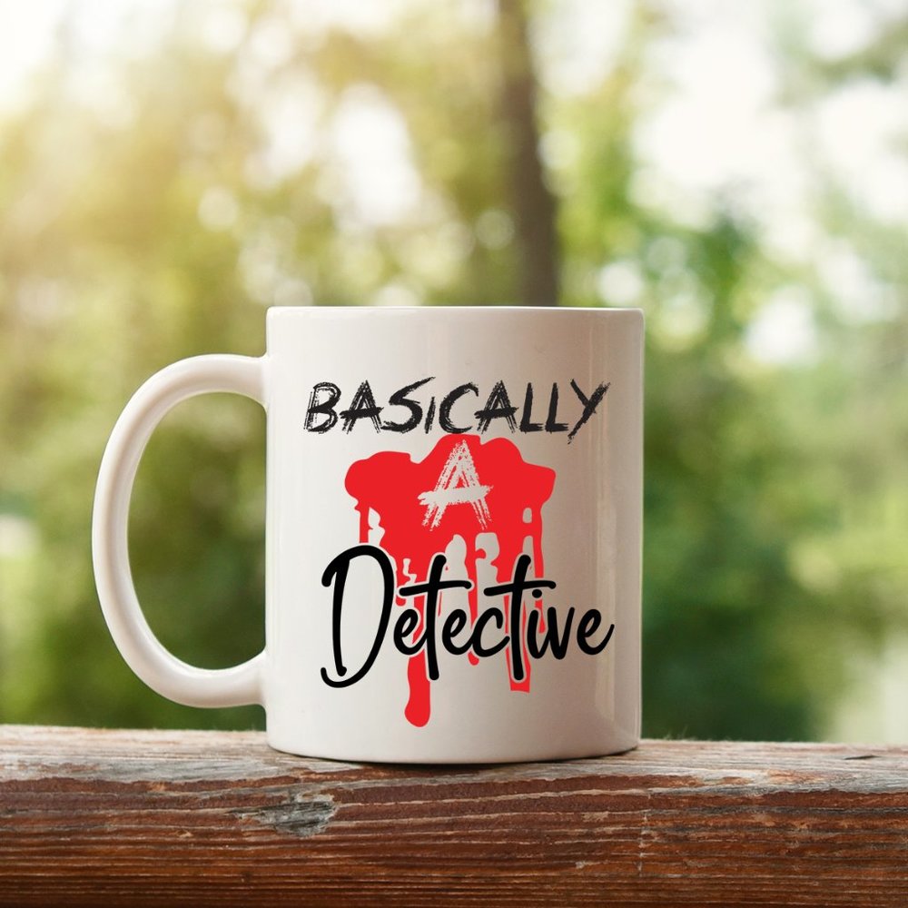 Basically A Detective | 15 oz Coffee Mug